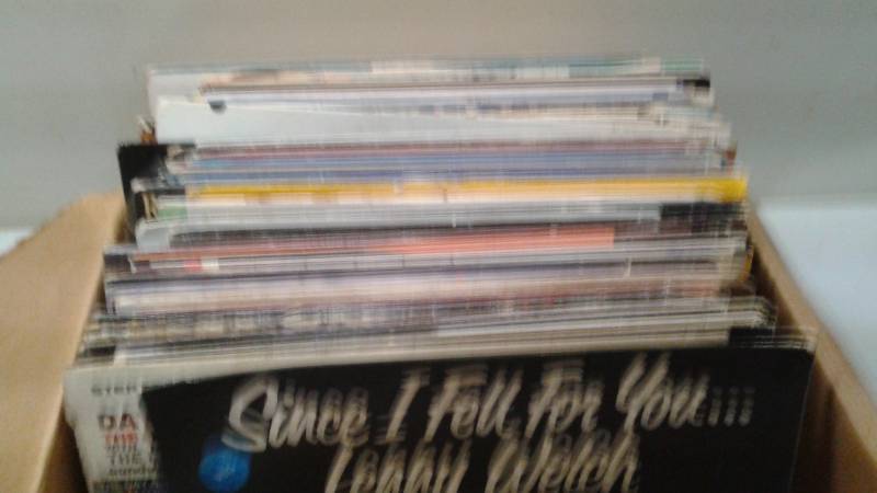 lot 137 image: Large Lot Of Mixed Vinyl LP Records, Mixed Titles, Show Wear, Some Sleeves Missing Records