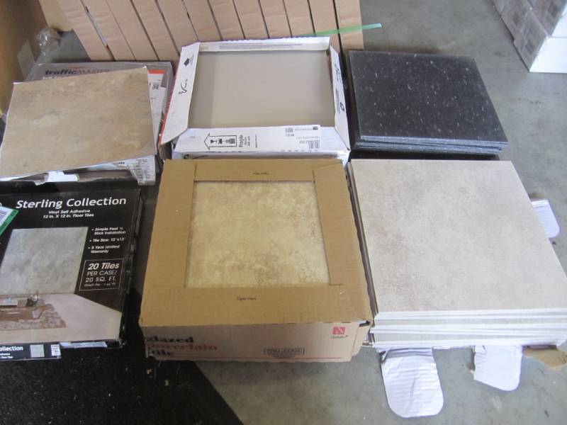 lot 30 image: Mixed Lot of Floor Tile 3 boxes of ...