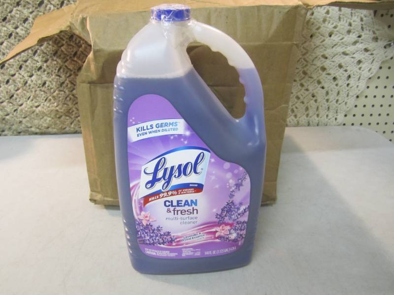 lot 45 image: 3 Large Bottles of Lysol Clean & Fr...
