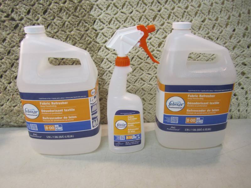 lot 58 image: 2 - 1 Gallon Bottles of Febreze Fab...