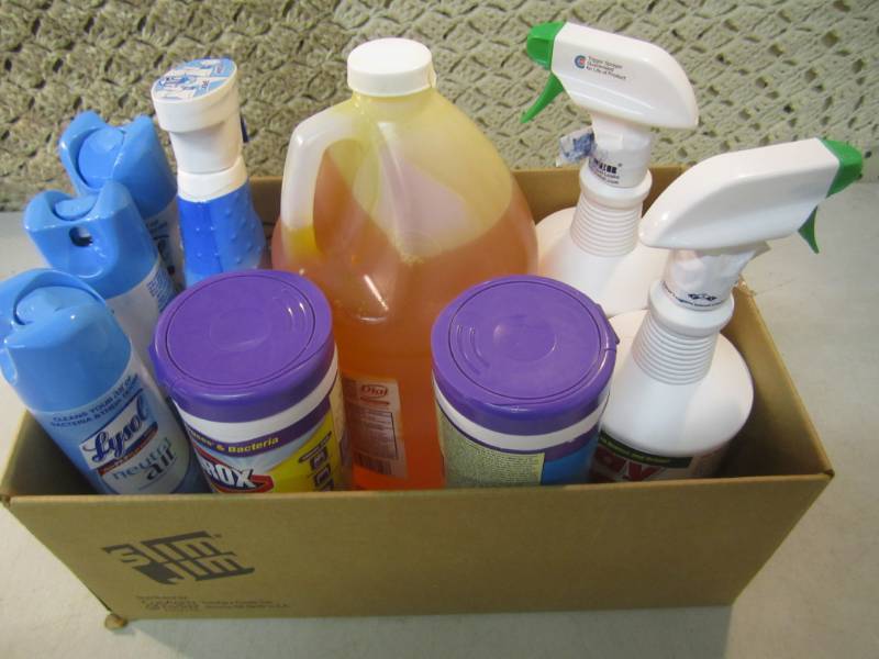lot 63 image: Mixed Lot of Misc Cleaners Etc.  RM...