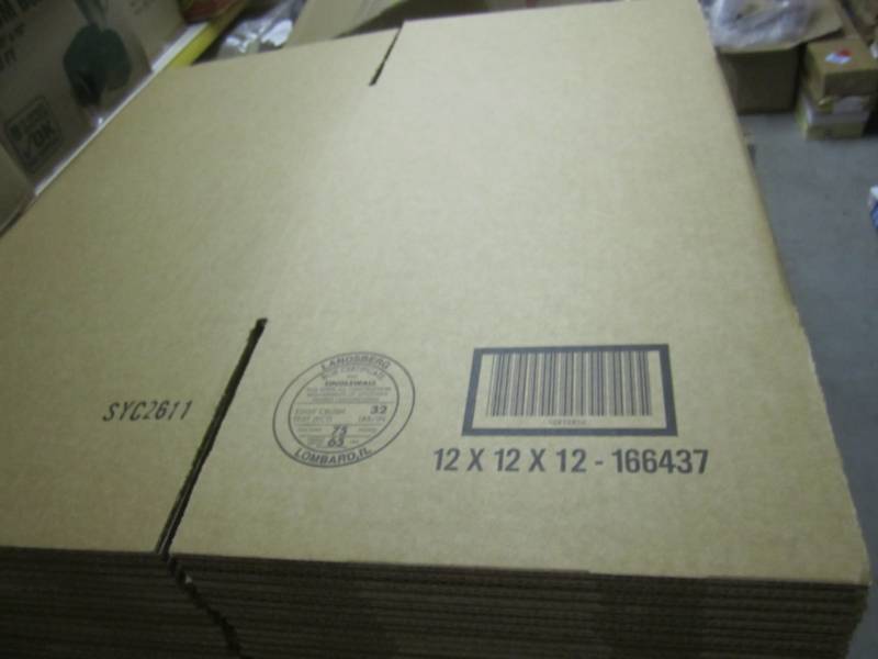 lot 70 image: Lot of 25 - 12 x 12 x 12 Boxes  ...