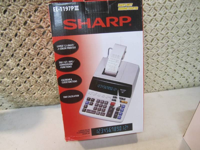 lot 82 image: Sharp EL-1197PIII Electronic Printi...