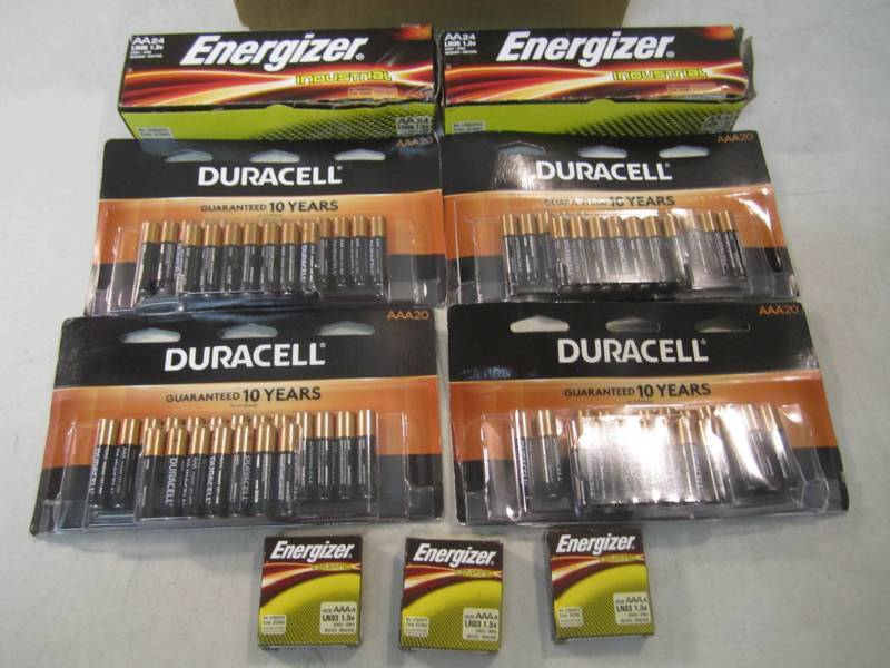 lot 111 image: Mixed Lot of AA and AAA Batteries D...
