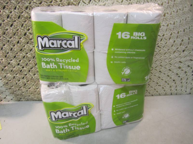 lot 114 image: 32 Rolls of Bathroom Tissue 2 packs...