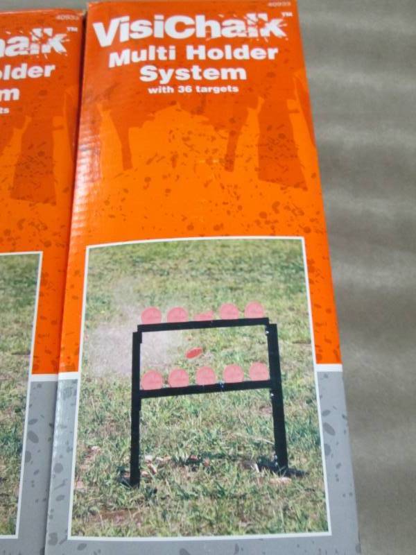 lot 299 image: Case of 8 Champion VisiChalk Multi Target Holder System