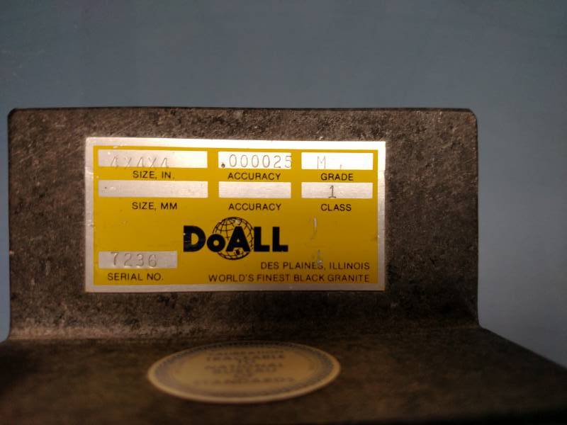 lot 214 image: Do-All Black Granite Surface Plate,...