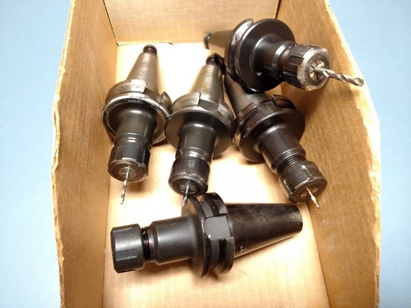 lot 70 image: (5) BT35 Collet Tool Holders...