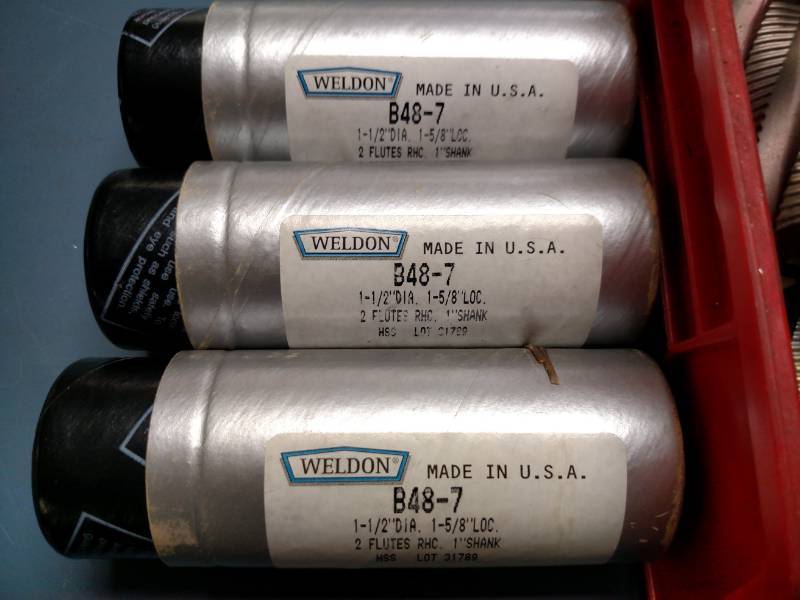 lot 235 image: Asstd 2 & 1 End Mills...
