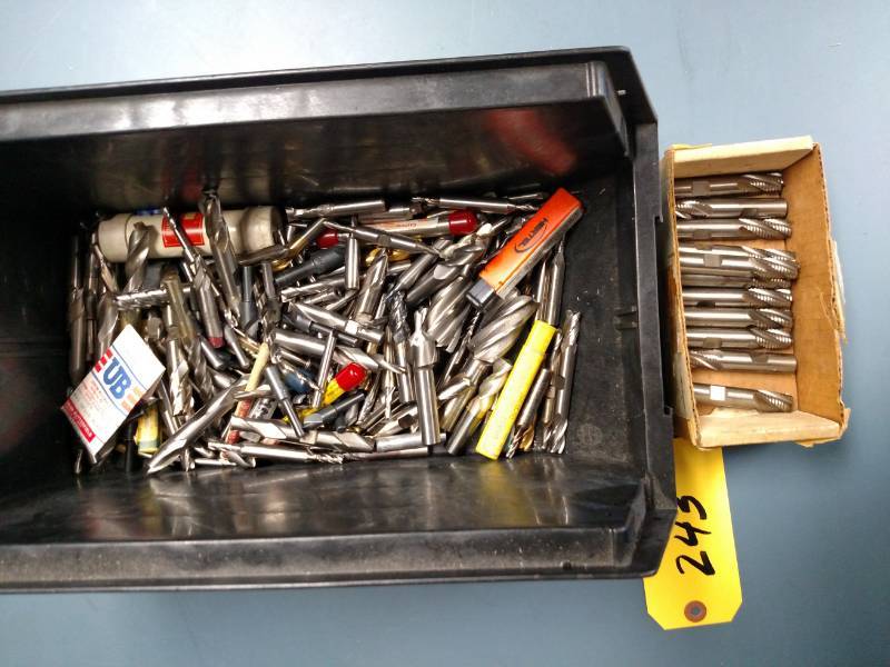 lot 243 image: Asstd End Mills...