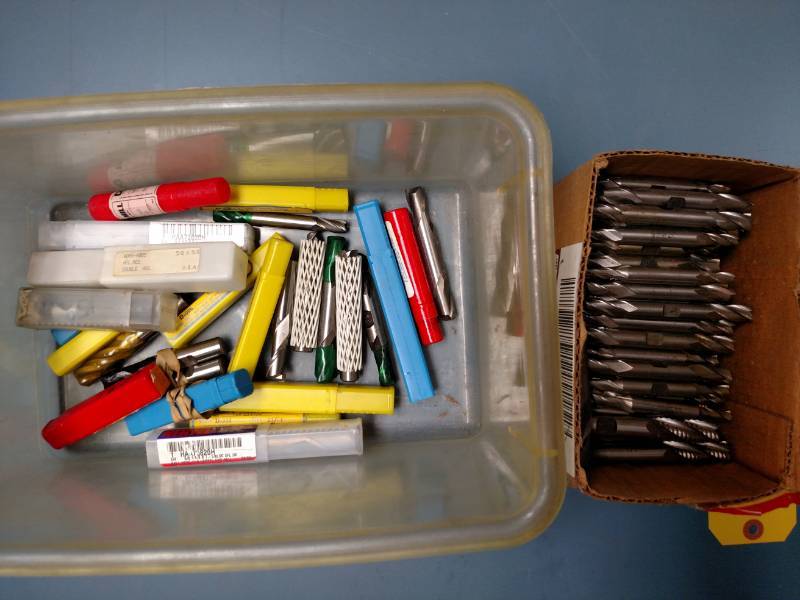 lot 244 image: Asstd End Mills...