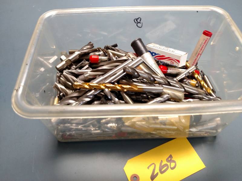 lot 268 image: Asstd Drills & Cutters...