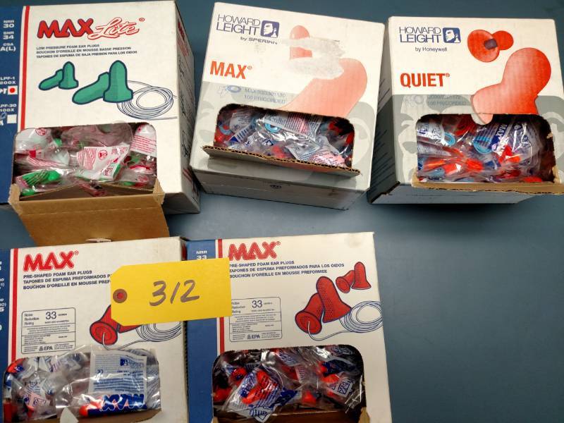 lot 312 image: Asstd Ear Plugs...