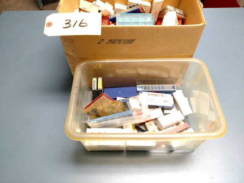lot 316 image: Asstd Cutter Inserts...
