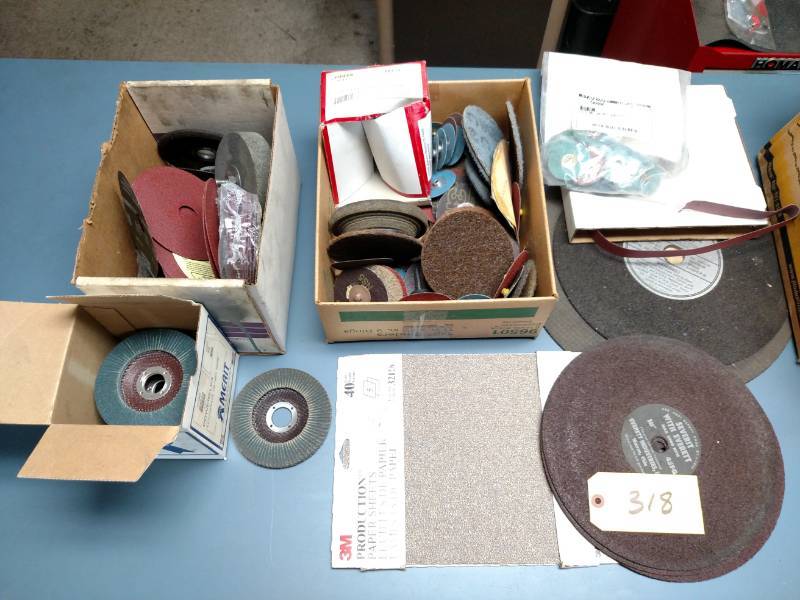 lot 318 image: Asstd Abrasives...
