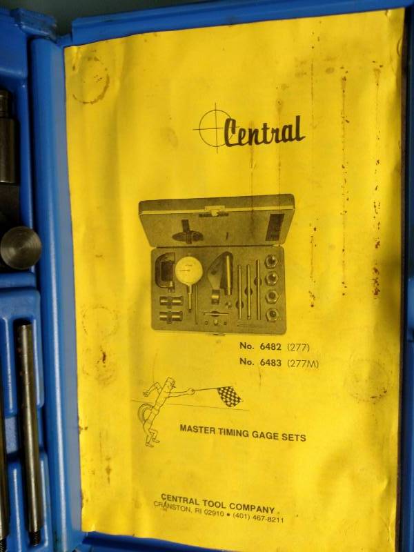 lot 348 image: Central Master Timing Gage Set...