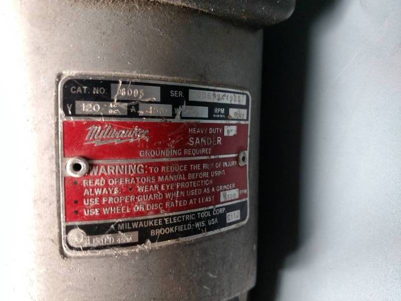 lot 357 image: Milwaukee H.D. Sander...