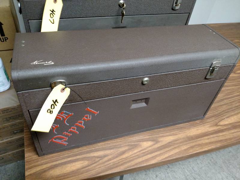 lot 408 image: Kennedy 8 Drawer Toolbox...