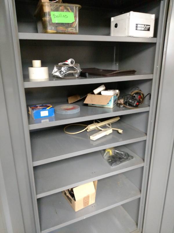 lot 504 image: 2 Door Cabinet with Contents, 36x21...