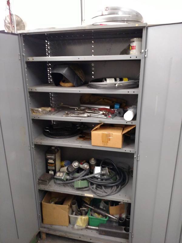 lot 508 image: 2 Door Cabinet with Contents, 36x19...