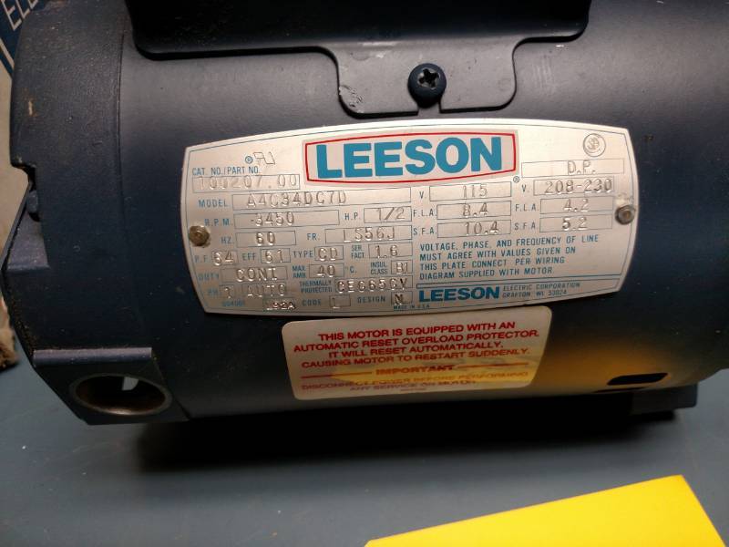 lot 532 image: Leesen 12 hp Motor...