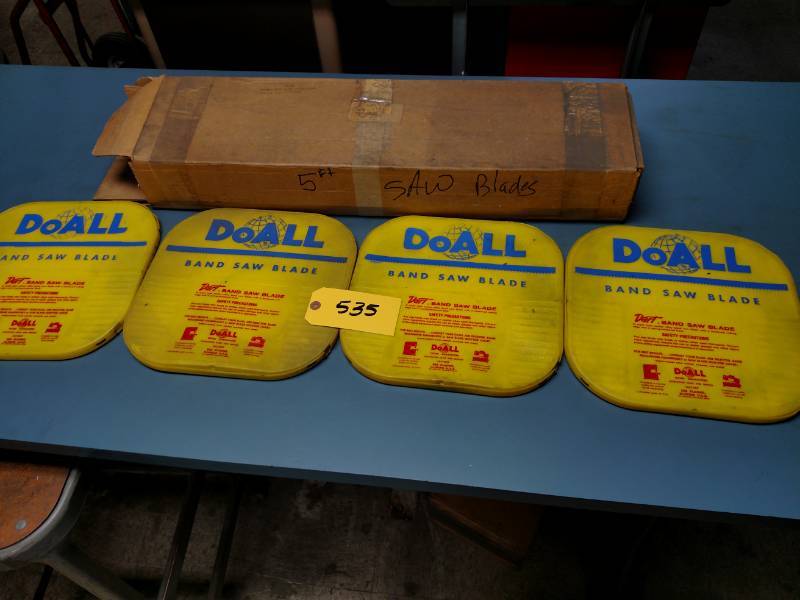 lot 535 image: Asstd Saw Blades...