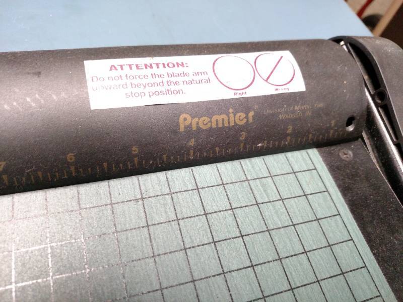 lot 567 image: Premier 24 Paper Cutter...
