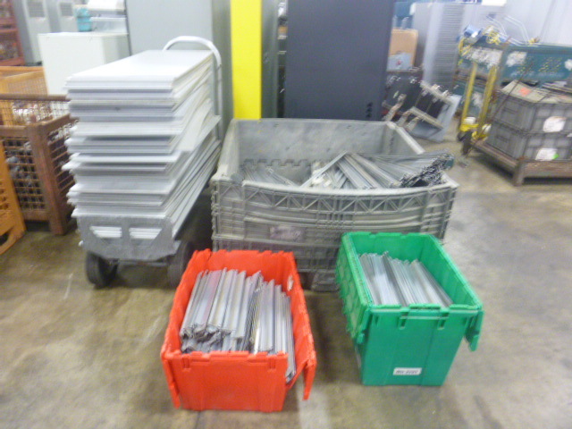 lot 61 image: Shelving with Uprights, Cross Members and Shelves