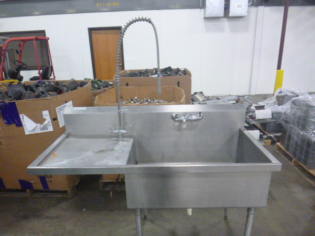 lot 64 image: 1 Bay Stainless Steel Sink