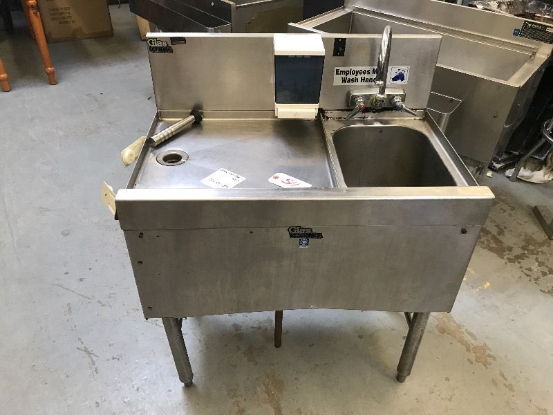 GLAS TENDER STAINLESS HAND WASH STATION