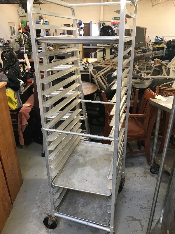 ALUMINUM BAKERY RACK
