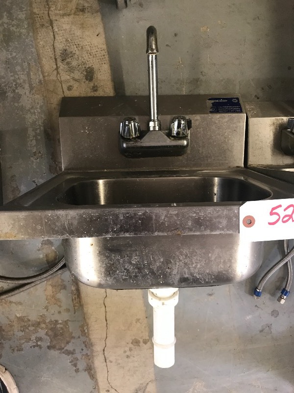 2 WALL HANGING HAND WASH SINKS