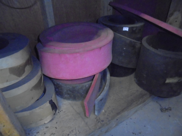 Assorted Rubber Pieces and Foam Seal