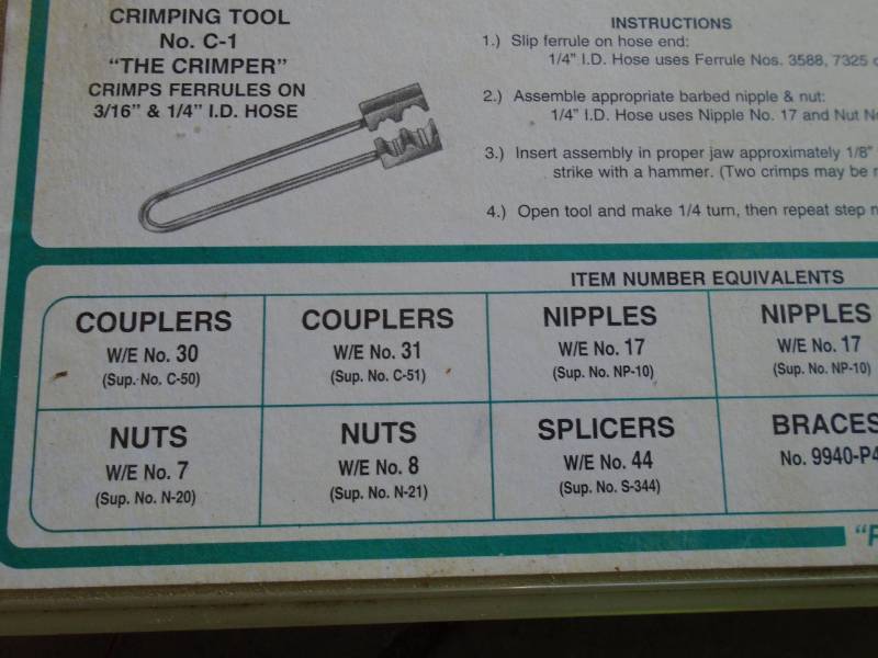 lot 19 image: Hose Repair Kit