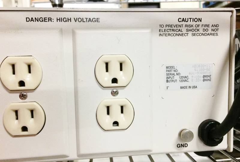 lot 2 image: Ametek PowerVar ABC830-11 Standard Power Conditioner Tested Working