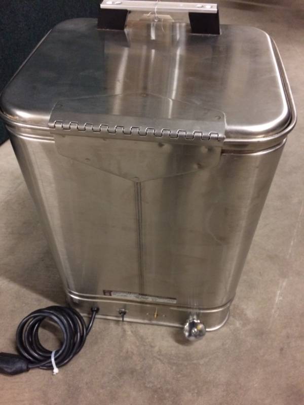 lot 12 image: Chattanooga Tabletop Hydrocollator E-2 Stationary Heating Unit - 8Gallon Tank - Works Great Though Light indicator has burned out.
