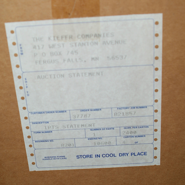 Tractor Feed Paper
