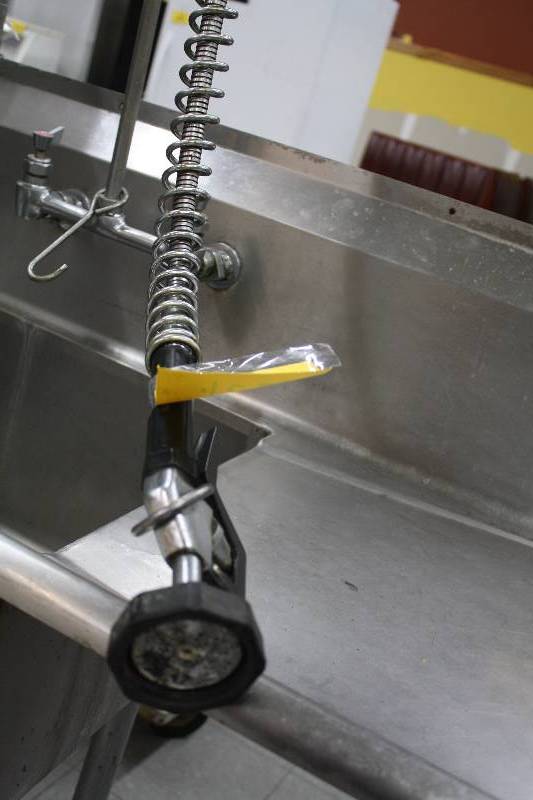 lot 102 image: Faucet with Sprayer Hose