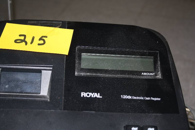 lot 215 image: Royal Cash Register