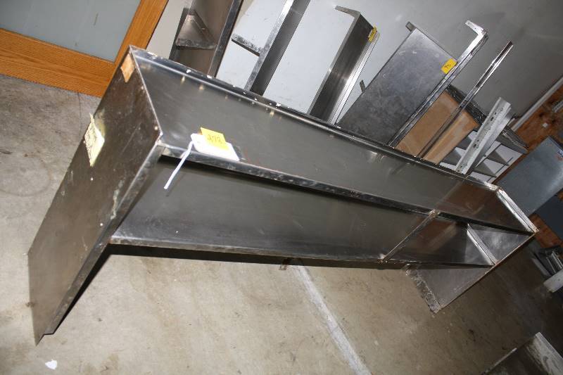lot 278 image: 2 Tier Stainless Steel Shelf96.25x14x34