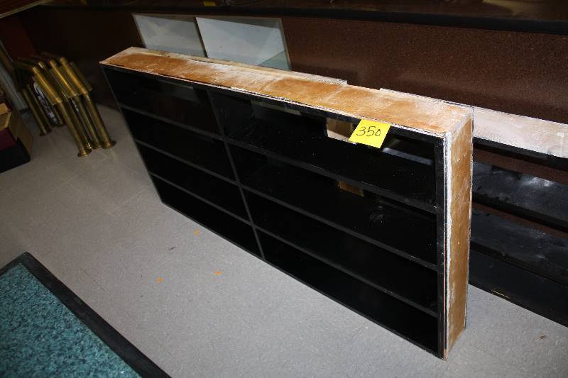 lot 350 image: Three Built-in Shelves