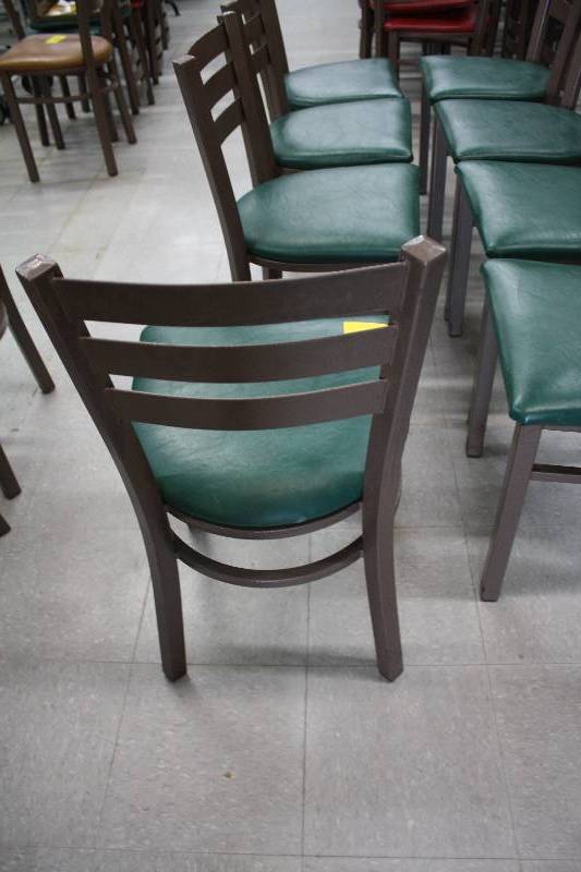 lot 196 image: Green Plymold Chairs
