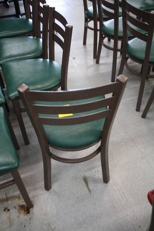 lot 197 image: Green Plymold Chairs