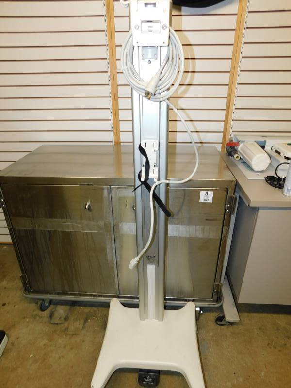 lot 17 image: Cart On Wheels To Mount Computer Hardware Or Medical Devices