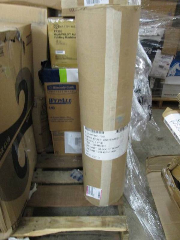lot 97 image: Large Roll of 36 inch Kraft Paper...