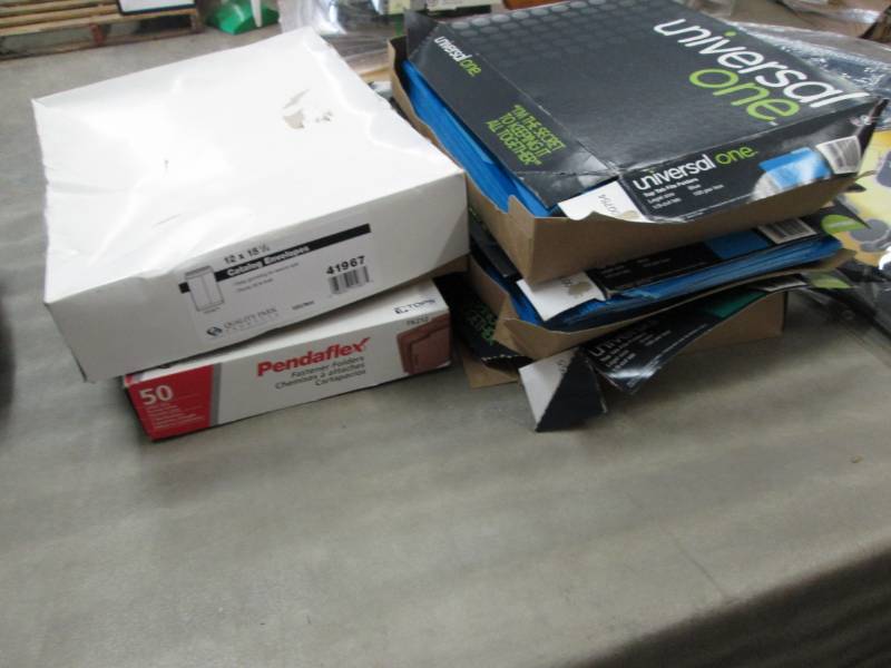 lot 113 image: 3 Open Box Universal Colored File F...