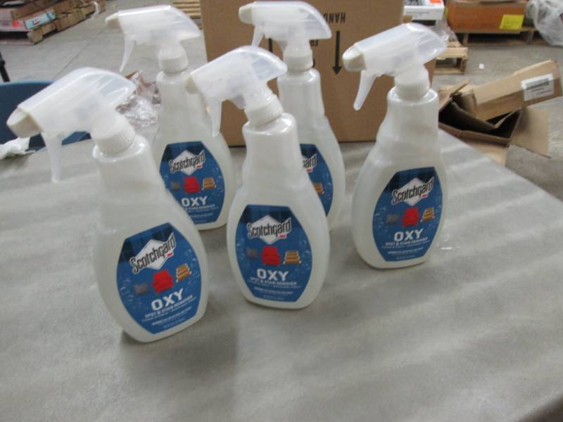 lot 134 image: 5 Bottles Oxy Spot & Stain Remover ...