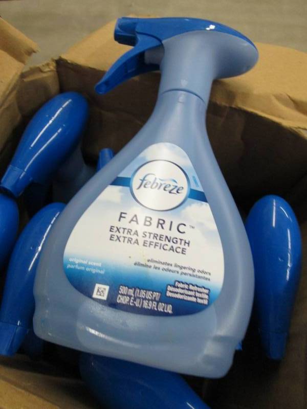 lot 138 image: 8 Febreeze Fabric 500 ml Retail $9....