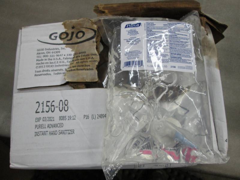 lot 143 image: 4 - 1L Refills of Purell Hand Sanit...
