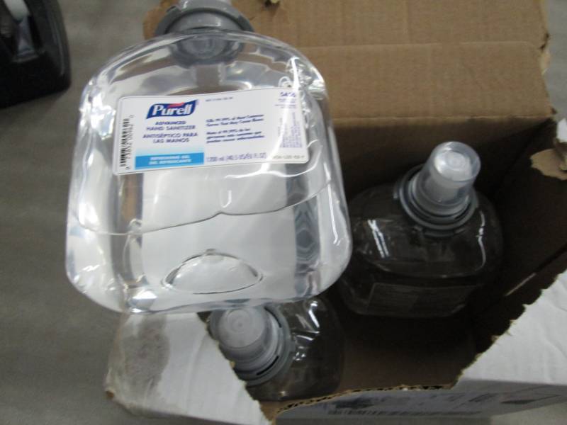lot 144 image: 4-1200 ml Purell Hand Sanitizer Ref...